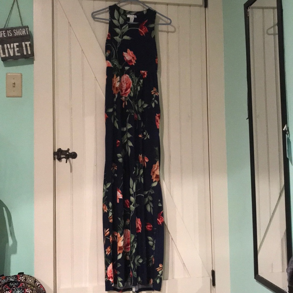 Long summer maxi dress